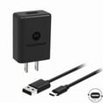 thumbnail image 5 of For Motorola Moto G 5G (2023) - 15W Fast Home Charger, TurboPower QC3.0 6ft TYPE-C Cable Quick Power Adapter Travel Wall for Motorola Moto G 5G (2023) Phone, 5 of 6