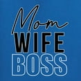 thumbnail image 5 of Wild Bobby, Mom Wife Boss Mother's Day Unisex Crewneck Sweatshirt, Royal, XX-Large, 5 of 6