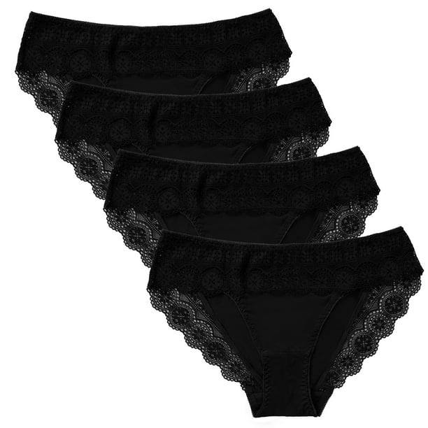 Charmo Ladies Bikini Soft Underwear With Lace Trim Soft Sexy for Women