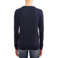 thumbnail image 3 of EV1 from Ellen DeGeneres Love Flag Crew Neck Sweater Women's, 3 of 7