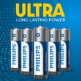 thumbnail image 4 of Batería PHILIPS AA de 1,5 V, ultra alcalina, paquete de 96 unidades, 10 años de duración, 4 of 6