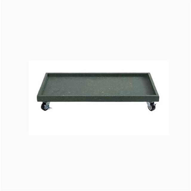 Platillo grande móvil con ruedas for plantas, bandeja rectangular for macetas, ideal for jardinería doméstica.