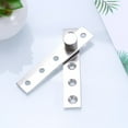 thumbnail image 1 of SHOWERORO 1Pc Invisible Pivot Hinges Stainless Steel Furniture Rotating Hinge for Garages, 1 of 6