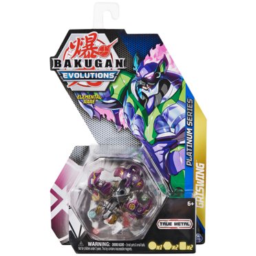 Spin Master Bakugan Evolutions: Estuche Platinum Battle Bundle Temporada 4 (4 Bakugan Y 1 Arena De Tela