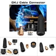 thumbnail image 3 of DKJ Cable Connector, 1Pcs DKJ Series European Style Welding Cable Rapid Connector Quick Fitting Adapter, 3 of 8