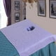 thumbnail image 2 of Juego de sábanas de algodón para camilla de masaje - Funda de algodón suave para cama facial - Incluye sábana plana Lila, 2 of 4