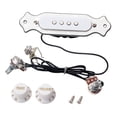 thumbnail image 1 of Pastilla activa precableada Sunnimix para guitarra de 4 cuerdas, 1 of 8