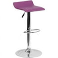 thumbnail image 2 of Home Square Backless Vinyl Upholstery Bar Stool in Purple - Set of 2, 2 of 6