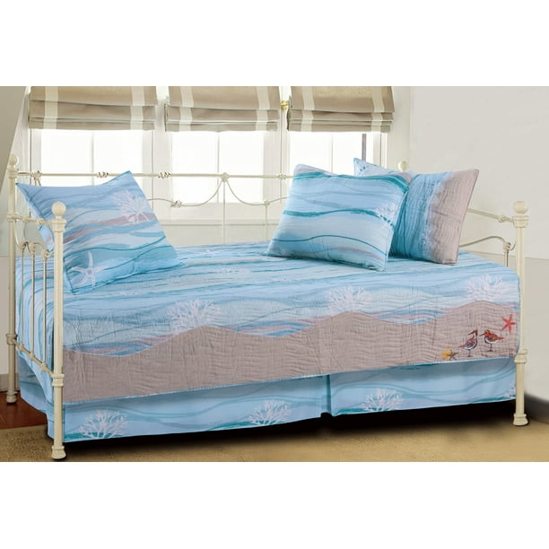 Global Trends Morro Bay 5 Piece Quilted Daybed Set Com - Beach Daybed Bedding Sets Global Trends Morro Bay 5 Piece Quilted Daybed Set Com - Beach Daybed Bedding Sets