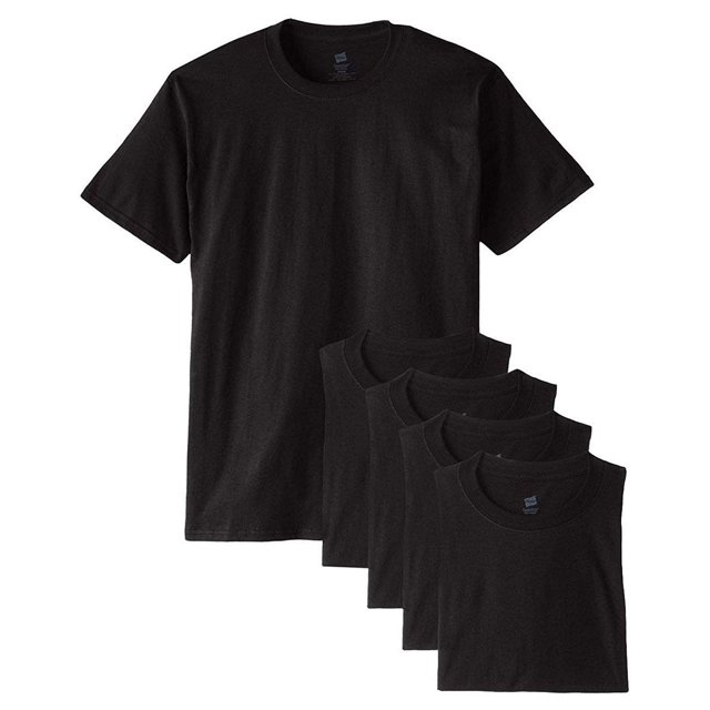 Hanes T-Shirt Col Rond Confort Doux 5 Pack (Lot de 5)