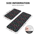 thumbnail image 2 of Logiee Feathers And Butterflies Print Kitchen Mats for Floor Sets of 2,Waterproof Kitchen Rugs,Non Slip Comfort Standing Mat Rug for Home,Runner,Sink,Office,Laundry, 2 of 6