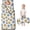Geometric Flower and Dahlia Gray Pattern, variant on Geometric Flower and Dahlia Blue Pattern Teens Toddler Nap Mat with Pillow, Sleeping Mat Bag for Preschool Daycare 59"x22"
