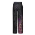 thumbnail image 4 of Men's Plaid Casual Pants Soft Elastic Waist Baggy Pajama Pants with Pockets Fashion Print Lightweight Straight Leg Loungewear Pant, 4 of 4