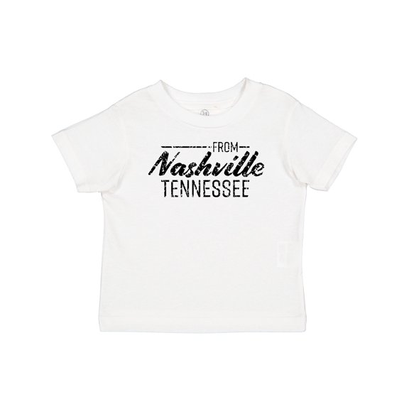 Inktastic From Nashville, Tennessee- State Capital Distressed Text Boys or Girls Baby T-Shirt
