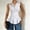White, variant on Women's Fitted Button Down Shirt Casual V Neck Business Work Tops Slim Fit Pleated Ruffle Hem Blouse