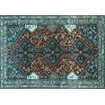 thumbnail image 1 of Ahgly Company Indoor Rectangle Persian Light Blue Traditional Area Rugs, 5' x 7', 1 of 4