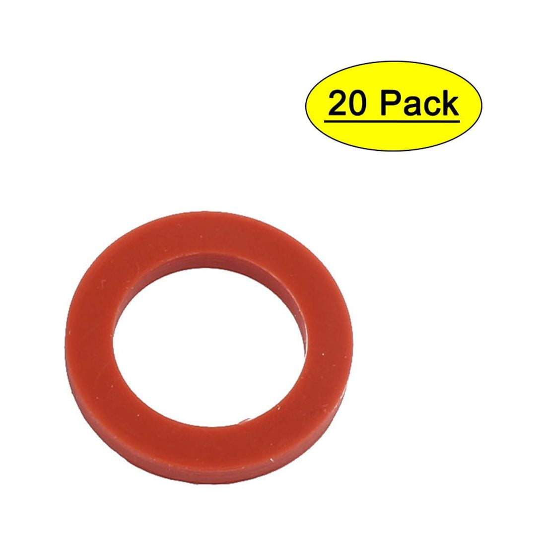 100x Rubber Washers & Seals For 3/4 Garden Hose, Faucets, Spray Nozzles - Black