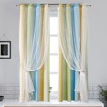 thumbnail image 6 of Bwomeauty Bedroom Decor, Curtains Curtain Panel Pair 39 Inch X 51 Inch Curtain Overlay Elegant Curtains For Bedroom, Home Gifts, 6 of 7