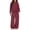 Red, variant on Girls Two Piece Sets Size 7-8 Leopard Print Crewneck Long Sleeve Sweatshirts and Cargo Sports Pants for Girls Athletic Girls Activewear Set