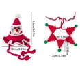 thumbnail image 2 of Adorable Foulard Tricotée pour Chat, Imprimé des Fêtes, Douillette, pour Toute l'Année, Bavoir pour Votre Ami Félin, 2 of 5