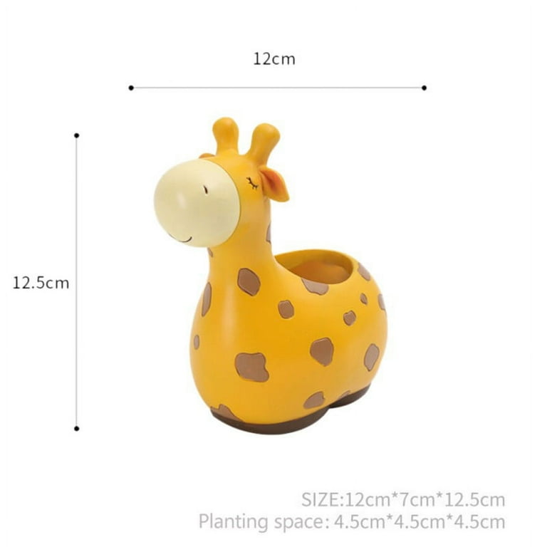 ENJOY Cute Hippo Succulent Pots With Drainage Resin Mini Flower Pot Garden Plants Vase Desk Flower Decoration ENJOY Cute Hippo Succulent Pots With Drainage Resin Mini Flower Pot Garden Plants Vase Desk Flower Decoration