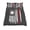 Gray, variant on 3 Piece Twin Sheet Set American Flag Sheets Set for Twin Size Bed, Breathable Soft Microfiber Bed Sheets Cooling Retro US Flag Baseball Stars Gray Fitted Sheet Deep Pocket, Pillowcases
