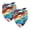 Multi-colored 2, variant on PhooArto Colorful Donuts in galaxy Dog Bandanas, 2 Pack Soft Washable Pet Scarf Triangle for Large Dogs Puppies and Cats