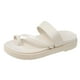 thumbnail image 2 of Moda mujer punta abierta sandalias deslizantes chanclas playa zapatillas zapatos planos Wmkox8yii FOPL174, 2 of 8