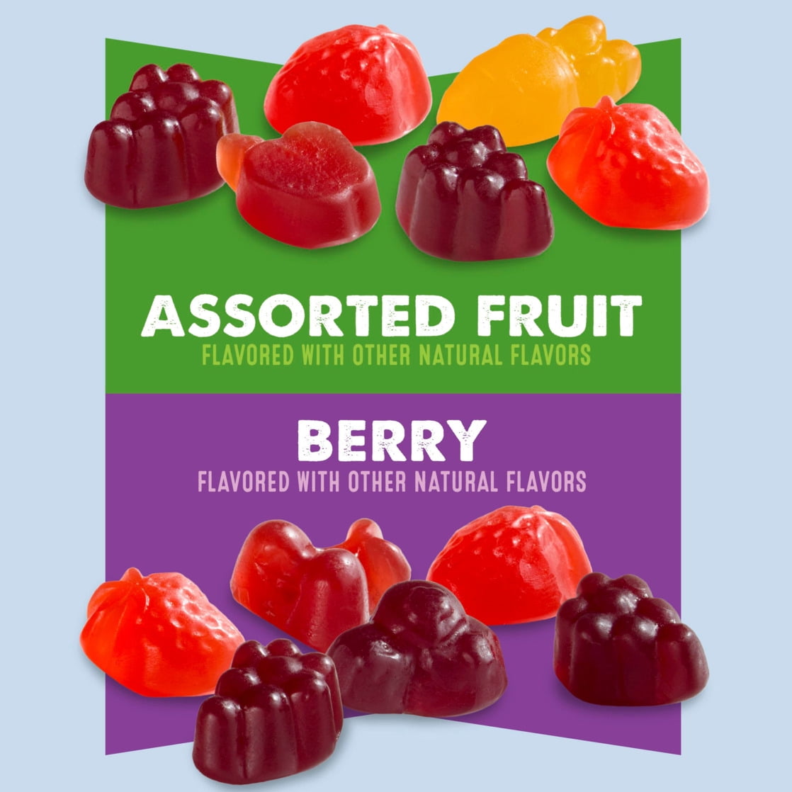 (6 pack) Mott's Berry and Assorted Fruit Flavored Snacks, Gluten Free, Value Pack, 22 Count, 17.6 oz