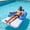 Square, variant on Rechargeable Motorized Pool Float with Joystick Control, 360° Rotating Thruster and Water Spray, Inflatable Lounger for Adults, 220 lb Capacity