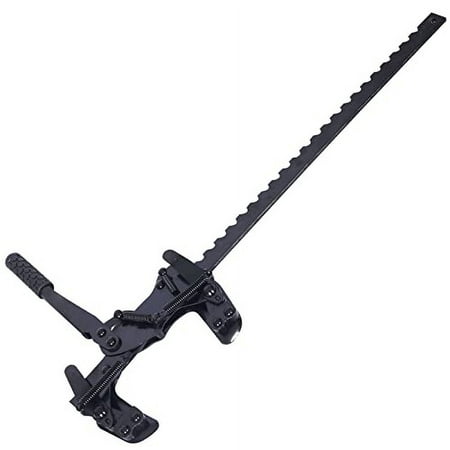 33" Fence Stretcher, Heavy Duty Steel All-Purpose Splicer with Ratchet Design, Upgrded Wire Puller Barbed Wire Fence Stretcher Tools for Splicing and Stretching Fence Wire, Black