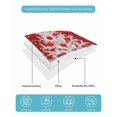 thumbnail image 5 of Red Christmas Tree Twin XL Size Down Alternative Comforter, Lightweight Comforter Quilt Bedding Set with Pillow Shams Balls Xmas Snowflake Winter All Seasons Bed Comforter Duvet Insert 68"x98", 5 of 7