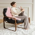 thumbnail image 5 of JOLUSERE Luxury Ultra Soft Faux Fur Area Rugs,2'x3'Fur Chair Cover Seat Pad Small Fuzzy Fur Rugs, Pink, 5 of 9
