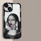 thumbnail image 3 of Great Art Aesthetic David Mona Lisa Clear Phone Case For iPhone 15 14 13 12 11 Pro Max Mini XS X XR SE 2020 7 8 Plus Soft Cover, 3 of 5