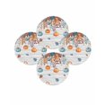 thumbnail image 7 of 15 Inch Round Placemats Set of 4, Orange Blue Pumpkins Fall Non Slip Heat Insulation PP Table Mats, Weeping Botanical Thanksgiving Vintage Washable Place Mats for Kitchen Dining Party Table Decor, 7 of 7
