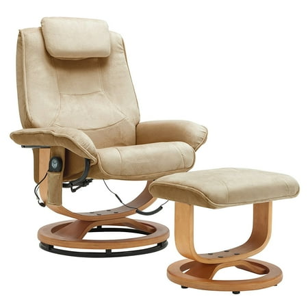 Msg Leisure Recliner Chair 8 Motor Mage Armchair With Ottoman Msg Leisure Recliner Chair 8 Motor Mage Armchair With Ottoman Footstool In Brown