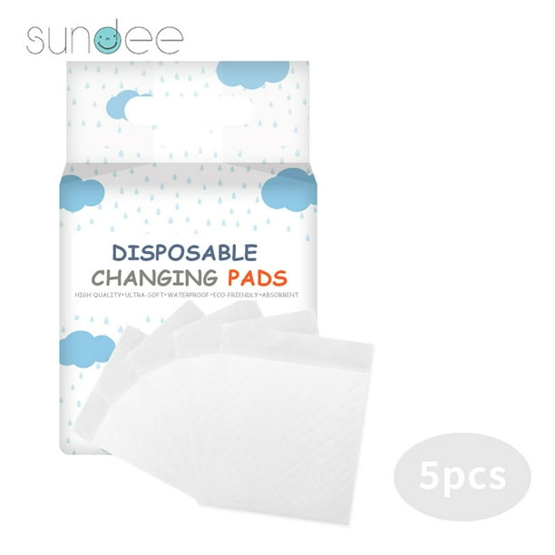 Colchoneta Cambiador Para Bebé - 6 Piezas, Impermeable, Lavable, Tela De Bambú Y Algodón, Tamaño Estándar