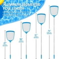 thumbnail image 2 of Hot Tub Skimmer Spa Net with 12'' Aluminum Pole Ultra Fine Mesh Net Handy Leaf Skimmer for Small Above Ground Pools Pick Up Fine Debris Lightweight Net, 2 of 10