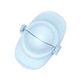 thumbnail image 1 of Moldes para máquina de bolas de masa, manual para hacer empanadas de doble cabezal para el hogar (azul), 1 of 7