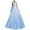 Light Blue, variant on fartey Womens Plus Size Mesh Dress Trendy Lace Strap Wedding Dresses Tunic Flared Swing Solid Color Sundresses Casual V Neck Evening Party Prom Dress, S-5XL