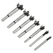 Forstner Wood Boring Drill Bit, Hole Puncher, 1/4" - 1"  Diameter, for Woodworking, 7 Pieces in 1 Set