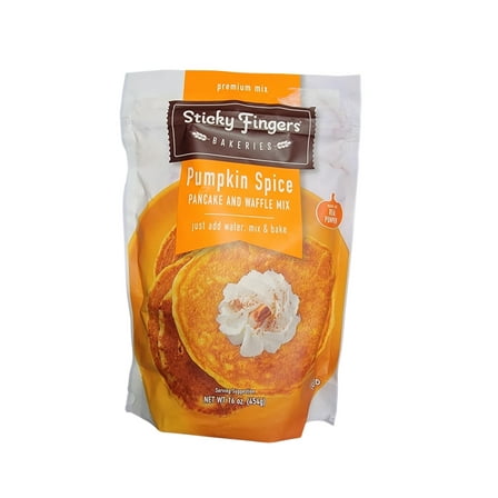 Sticky Fingers Pumpkin Spice Pancake and Waffle Mix