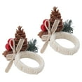 thumbnail image 3 of Wedding Decoration,2Pcs Decorative Napkin Holder Decorative Napkin Holder Innovative Napkin Ring Maximized Efficiency, 3 of 8