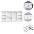 thumbnail image 2 of Miangastore Ceramic Paint Pallet Rectangular Pigment Tray Oil Painting Pallet (White), 2 of 8