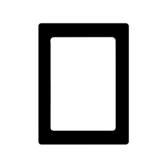 opvise Photo Frame Anti-drop Magnetic Process Thin No Punch Self Viscosity DIY Wall Sticker