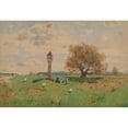 thumbnail image 3 of Eduard Zetsche 24x18 Black Modern Framed Museum Art Print Titled - Aumotive at Lichtenworth (1899), 3 of 5
