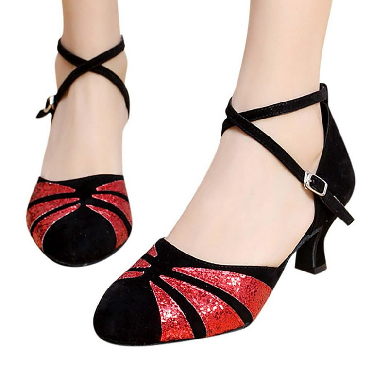 Red dance hot sale shoes clearance