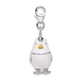 thumbnail image 2 of FB Jewels Sterling Silver and Enamel Chicken w/ Lobster Clasp Charm, 2 of 4