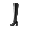 thumbnail image 2 of DREAM PAIRS Women's Thigh High Block Heel Over The Knee Boots, 2 of 5