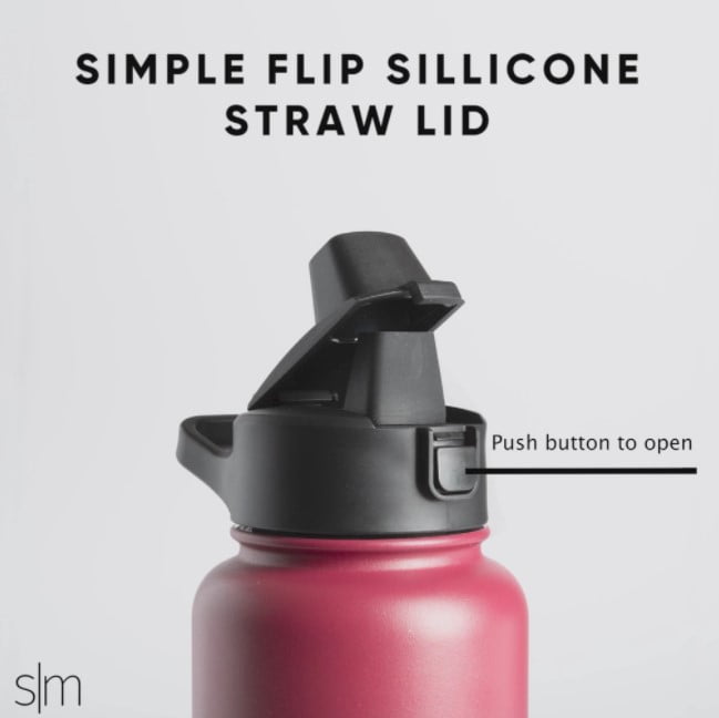 Custom 24 oz. Hilo Slim Fit Water Bottle with Straw